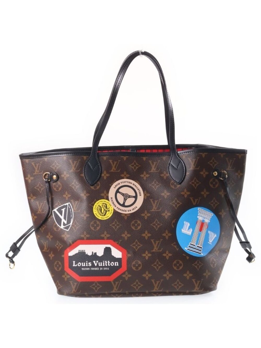 Louis Vuitton Neverfull MM Monogram Brown Multi Canvas